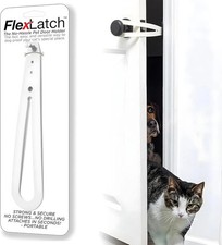Cat Door Holder Latch - Bright White Alternative Standard,