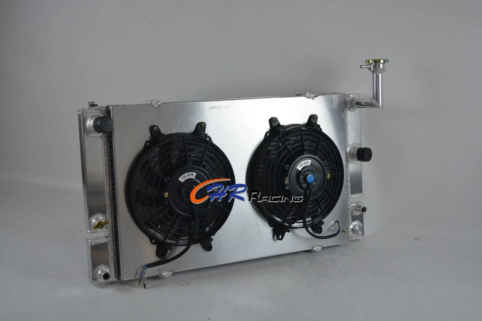 #2758 Radiador de aluminio + cubierta + ventilador para Toyota Prius 2004-2009 1,5 L EV-GAS Foto 2 de 4