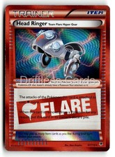 Head Ringer Team Flare Hyper Gear 97/119 Holo Rare Phantom Forces Pokemon MP