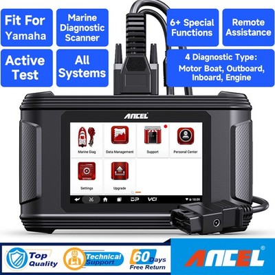 ANCEL MR500 Outboard Fault OBD2 Scanner Maritime Diagnostic Tool Fit For Yamaha