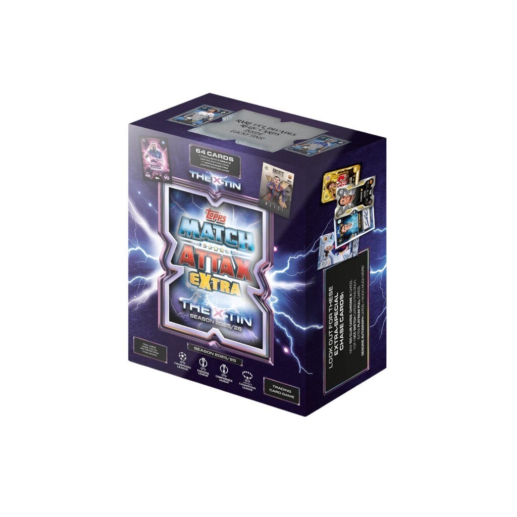 2025-26 Topps UEFA Champions League Match Attax Extra X Tin (64