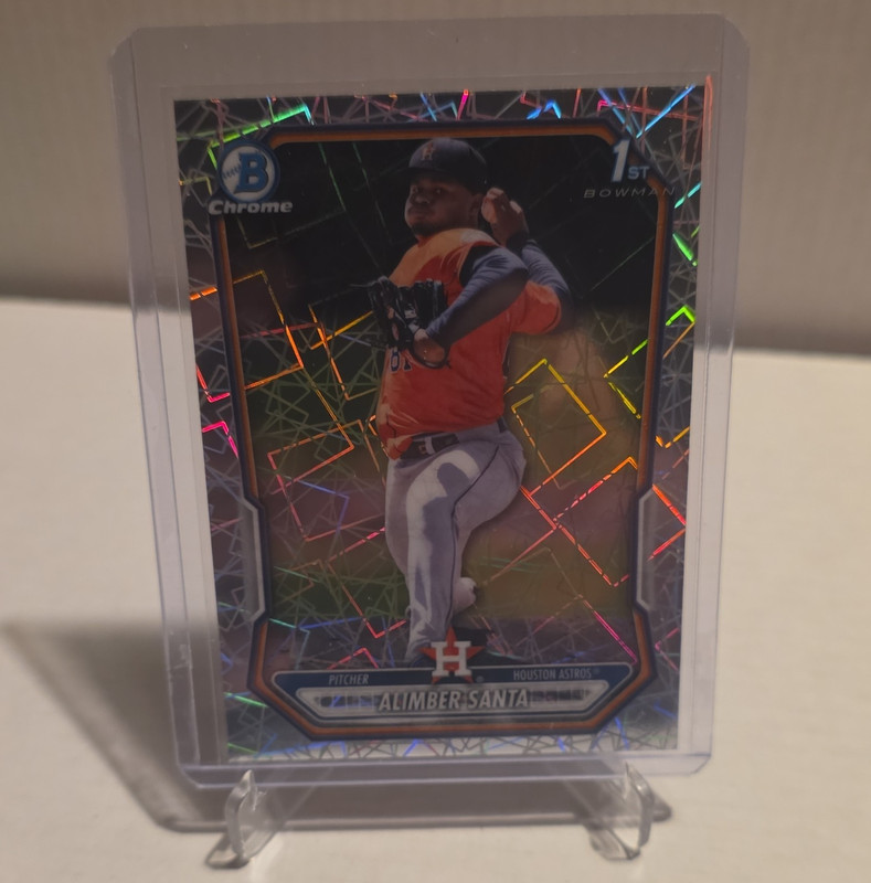 Bowman 2020 Bowman Chrome 1st Bowman Alimber Santa Houston Astros BCP-30
