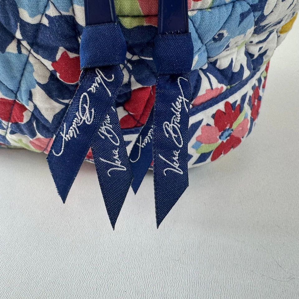 Vera Bradley Bolsa de Cosméticos Acolchada Maquillaje Viaje Organizador Estuche Bolsa Artículos de Aseo Foto 3 de 4