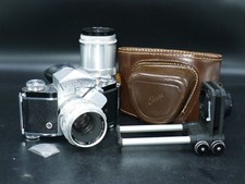 Fine Ihagee Exakta VX 35mm Camera with Auto-Quinon 55mm f/1.9 lens accessories