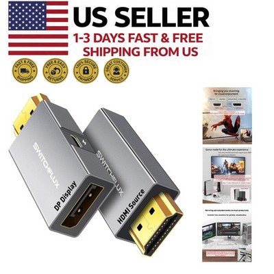4K60Hz HDMI to DisplayPort Adapter Male to Female