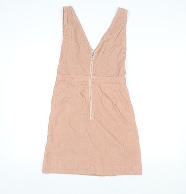 beige dungaree dress La Femme 32655 Dress | La Femme Dresses