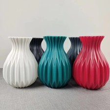 Compact Unbreakable Plastic Vases for Small Plant and Flower Arrangements