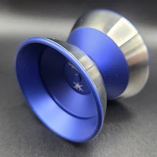 Magicyoyo / Spin GearBi Metal Katana 7075 / SS Yo-Yo - Blue / Stainless