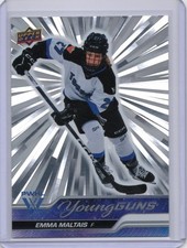 EMMA MALTAIS 2024-25 UD PWHL Toronto - Silver Outburst Young Guns #59 - YG RC