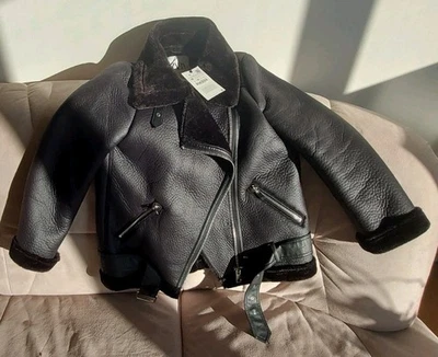 Zara Beiker Jacke mit Pelz, Schwarz, Größe M Neu 2969/253/800 - Bild 1 von 3