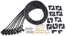 Jegs Hi-temp Universal Spark Plug Wires 90-degree Black Ceramic Boots Jegs Hi-temp Universal Spark Plug Wires 90-degree Black Ceramic Boots