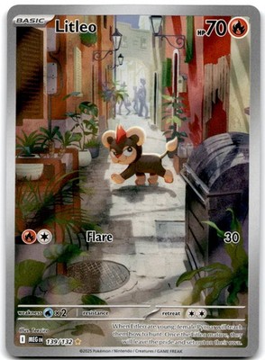 Litleo - Illustration Rare ME01: Mega Evolution 139/132 NM