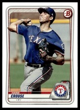 2020 Bowman Prospects Hans Crouse Texas Rangers #BP-119