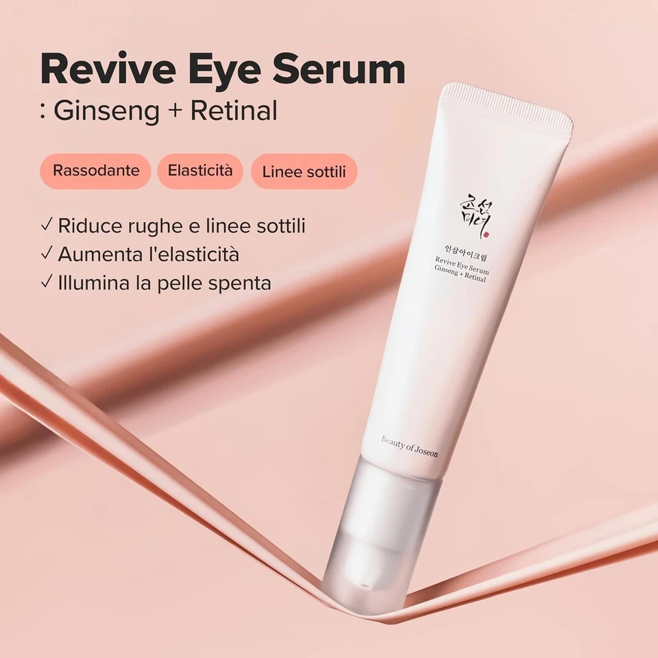 Beauty of Joseon Revive Eye Contour Serum 30ml Niacinamide+Retinal, Anti Wrinkle - Immagine 2 di 4
