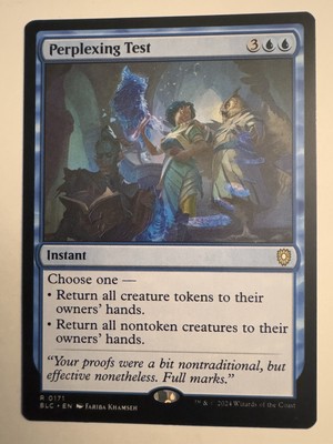 Perplexing Test NM MTG Bloomburrow BLB BLC Magic
