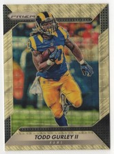 2016 Panini Prizm Gold Vinyl Todd Gurley III 1/5 St. Louis Rams #93