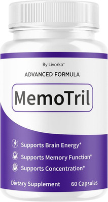 Memotril Capsules - Official Memo Tril Advanced Brain Health Supplement Support 
