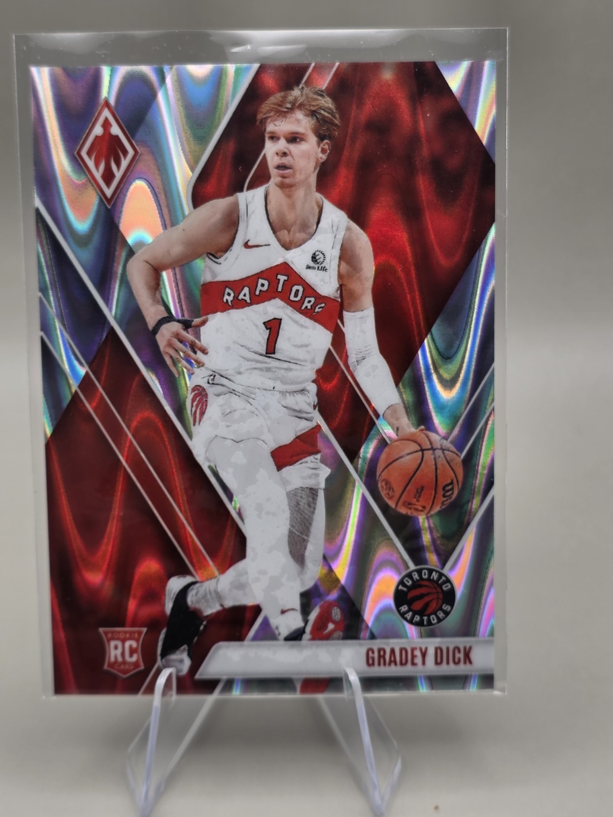 Gradey Dick 2023-24 Panini Phoenix Rookie Seismic 057/125 #282 (RC) - Raptors