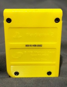 Sony PlayStation 2 Memory Card PS2 Yellow Official Nyko MagicGate 8MB 80516