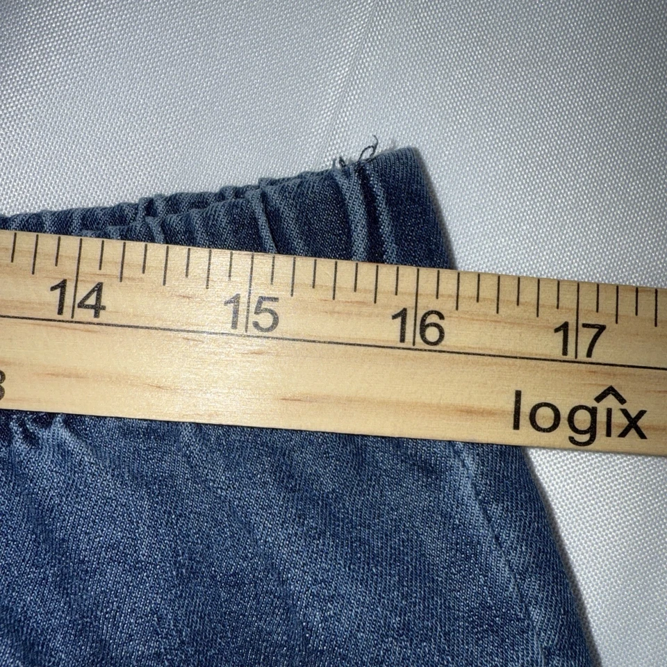 Jeans DENIM 24/7 Feminino Tamanho 20w Azul Elástico Cintura Casual - Imagem 4 de 4