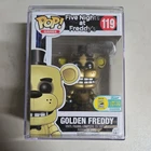 Golden Freddy SDCC 2016 #119 Con Sticker Five Nights at Freddy's Funko Pop