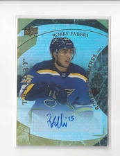 2015-16 Upper Deck Trilogy #138 Robby Fabbri RC Rookie AUTOGRAPH Blues /499 