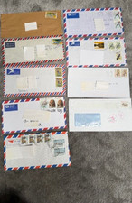 Afrika, 9 Briefe, teilweise Einschreiben