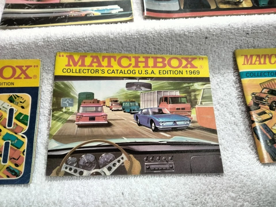Matchbox Collector's Catalog Booklets 1968, 1969, 1970 (2), 1974, 1977 Lot of 6+ - Image 3 of 4