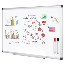 Magnetic Dry Erase Board 36x24 Inches Aluminum Frame
