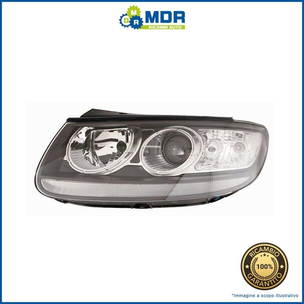 Scheinwerfer Vorne Links Parabel Schwarz - Links - Hyundai Santafe 10- > 12-image