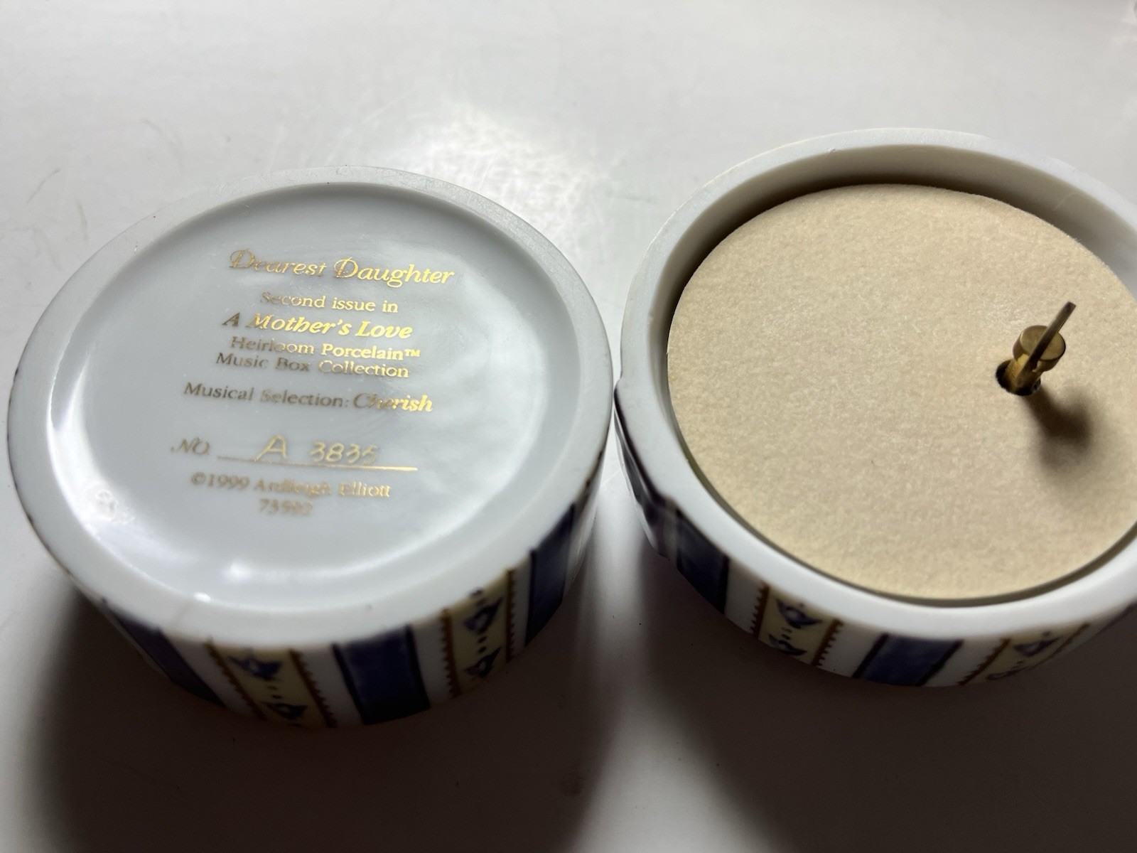 Ardleigh Elliott - A Mother’s Love Series Set of 3 Porcelain Music Boxes