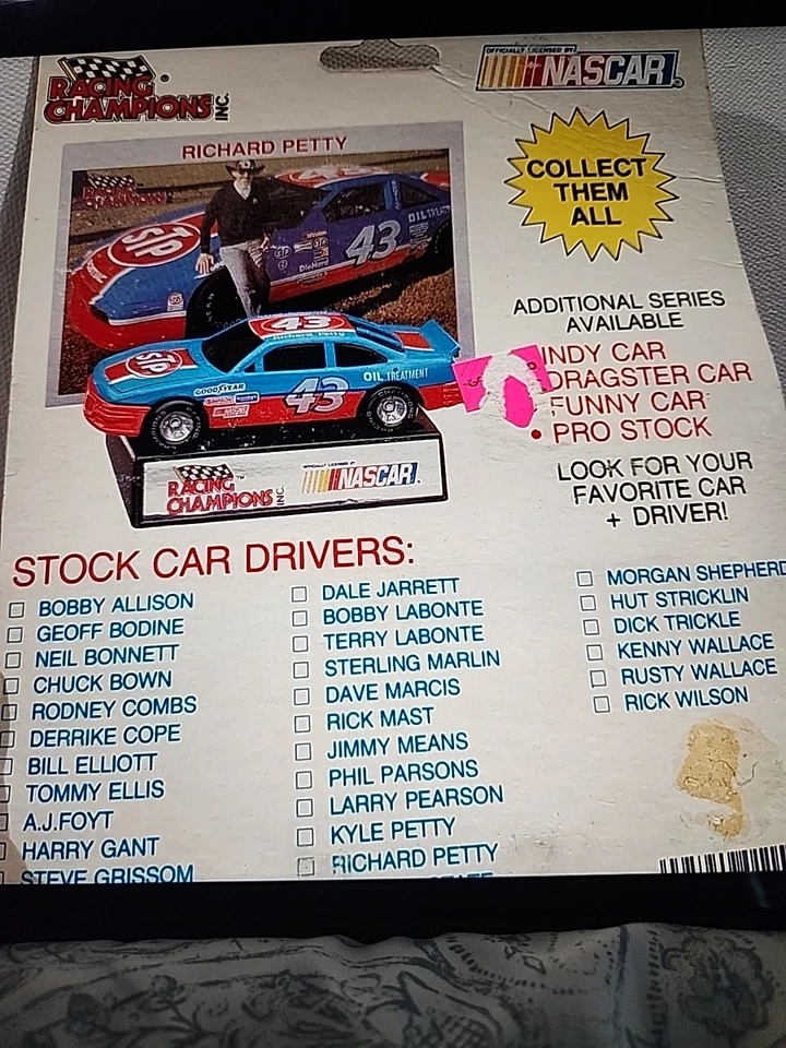 NASCAR  RACING CHAMPIONS 1991 1:64 #59 ROBERT PRESSLEY ALLIANCE DIE CAST CAR - Image 2 of 2