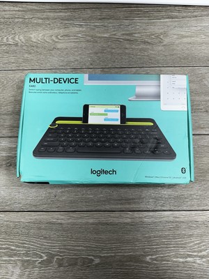 NEW IN BOX Logitech K480 Multi-Device Bluetooth Keyboard Black SEALED