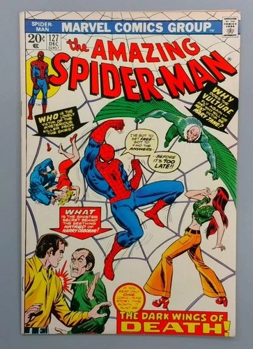 Amazing Spider-Man #127, VF- Vulture Marvel Comics, 1973 JR1