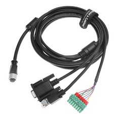 M12 A-Code Power Data Ethernet Cable for Hikrobot ID2000 17 Pin Female RJ45 DB9