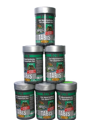 JBL 6x 100ml = 600ml  Tabis Premium Futtertabletten mit 10% Krill 8% Spirulina