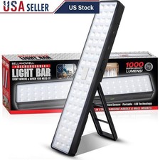 Rechargeable LED Light Bar Motion Sensor 1000 Lumen Portable Emergency Lighting