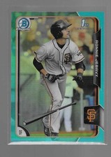 RONNIE JEBAVY 2015 BOWMAN CHROME DRAFT LIGHT SKY BLUE REFRACTOR CARD #79