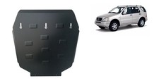 Protezione di acciaio per il cambio Mercedes ML W163 (1998-2005)