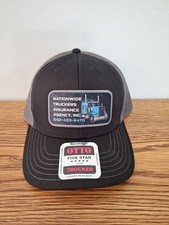 Trucker New OTTO CAP 5 Panel Mid Profile Mesh Back Gray Trucker Hat -112-1
