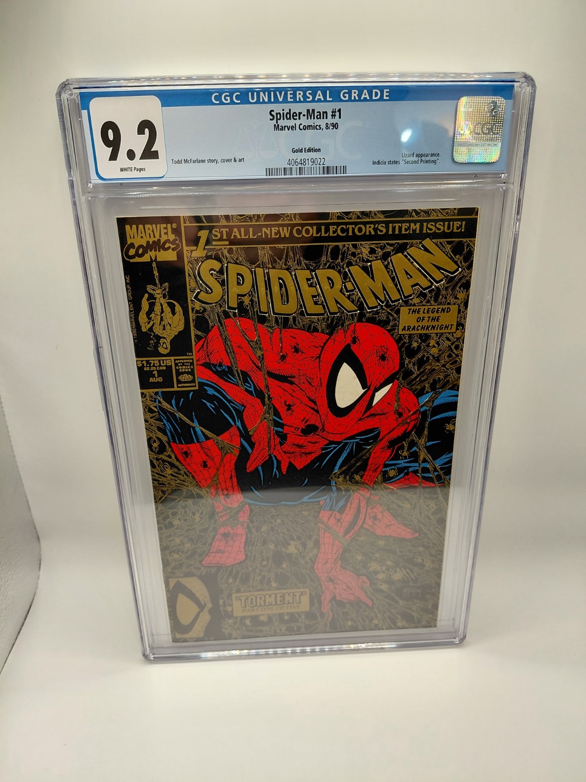 Spider-Man #1 (2nd Printing UPC Gold Edition) Value - GoCollect