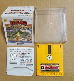 THE LEGEND OF ZELDA 1 + 2 (Adventure of Link) Nintendo Famicom Disk System #A22