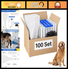 100 Canine Semen Collection Cones - Dog AI Insemination Kit, Disposable Breeding