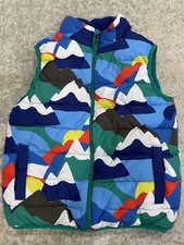 Mini Boden Puffer Vest Size Blue 6-7Y Unisex