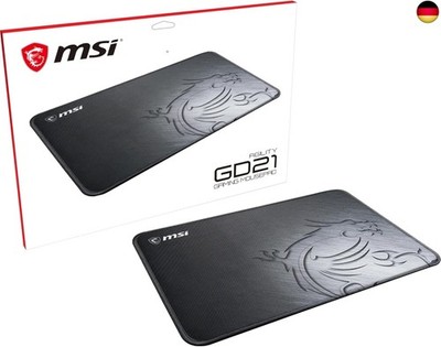 MSI Agility GD21 - Gaming Mauspad, Gaming Oberfläche mit Seidentextur, weiche 
