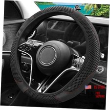 Elastic Stretch Steering Wheel Cover, Warm in Winter and Cool in Summer, Black