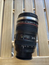 Canon Caniam Camera Lens EF 24-105mm Stainless Steel Travel Tea Coffee Mug Cup