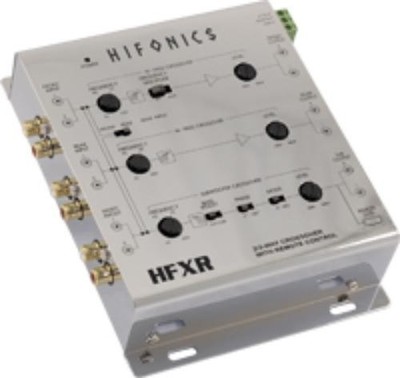 Hifonics HFXR 3-Way Active Crossover with Remote & 8.5 Volt Preamp Output