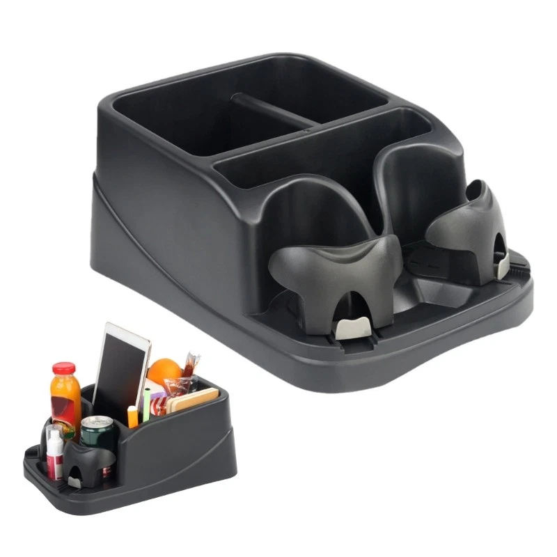 Universal Center Car Console Organizer Truck Cup Holder Auto Interior Storage - Image 2 of 4