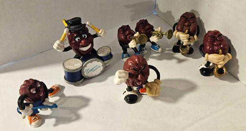 California Raisins Advertising Figurines Lot music band